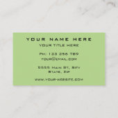 Hinzufügen eines benutzerdefinierten Logos - Moder Visitenkarte (Rückseite)