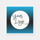 Hinzufügen eines benutzerdefinierten Logos über Sk Serviette (Vorderseite)