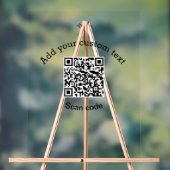 Hinzufügen eines benutzerdefinierten QR-Codegeschä Acrylschild (Neutral)