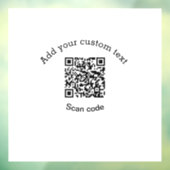 Hinzufügen eines benutzerdefinierten QR-Codegeschä Fensteraufkleber (Blatt 3)