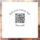 Hinzufügen eines benutzerdefinierten QR-Codegeschä Fensteraufkleber (Blatt 2)