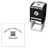 Hinzufügen eines benutzerdefinierten QR-Codegeschä Permastempel (Beispiel)