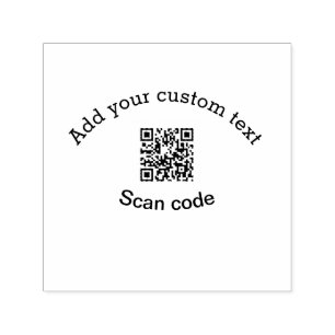 Hinzufügen eines benutzerdefinierten QR-Codegeschä Permastempel