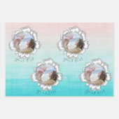 Hinzufügen eines benutzerdefinierten Rainbow-Fotos Geschenkpapier Set (Vorderseite 3)