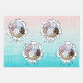 Hinzufügen eines benutzerdefinierten Rainbow-Fotos Geschenkpapier Set (Vorderseite)