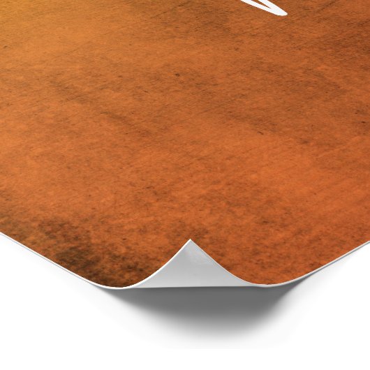 Hinzufügen eines benutzerdefinierten Rainbow Orang Poster (Ecke)