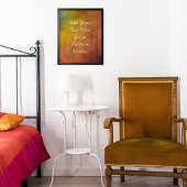 Hinzufügen eines benutzerdefinierten Rainbow Orang Poster