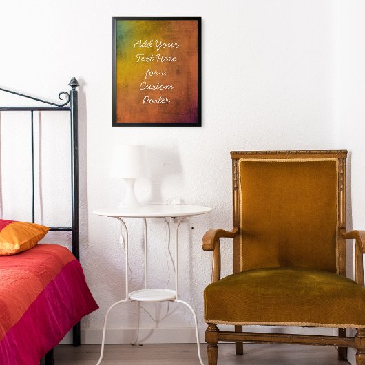 Hinzufügen eines benutzerdefinierten Rainbow Orang Poster