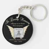 Hinzufügen eines benutzerdefinierten Schlüsselanhä Schlüsselanhänger (Rückseite)