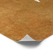 Hinzufügen eines benutzerdefinierten Text Orange G Poster (Ecke)