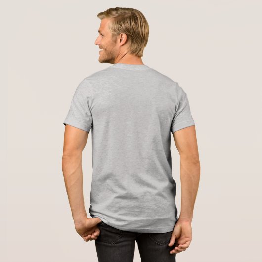 Hinzufügen eines benutzerdefinierten USA-Flag Edit Tri-Blend Shirt (Rückseite voll)