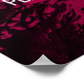 Hinzufügen eines benutzerdefinierten Zitats schwar Poster (Ecke)