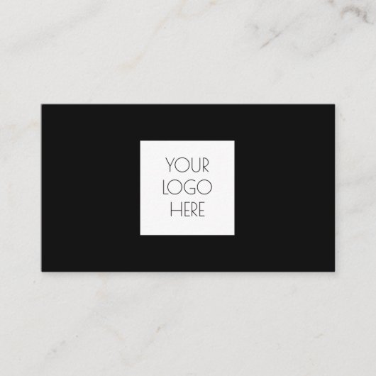 Hinzufügen eines Beruflichen Black Business mit Ih Visitenkarte (Vorderseite)