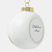 Hinzufügen eines Brautparty mit dem Namen Keramik Kugel-Ornament (Links)