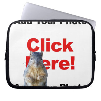 Hinzufügen eines Eichhörnchens Laptopschutzhülle