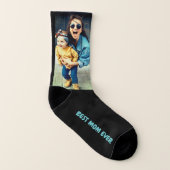 Hinzufügen eines eigenen benutzerdefinierten Fotos Socken (Rechts - Außen)