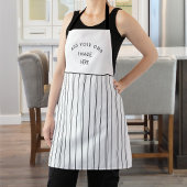 Hinzufügen eines eigenen Bildes oder Logos, Schwar Schürze