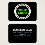 Hinzufügen eines eigenen Firmenlogos oder Hochlade (Vorne & Hinten)