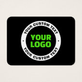 Hinzufügen eines eigenen Firmenlogos oder Hochlade (Vorderseite)