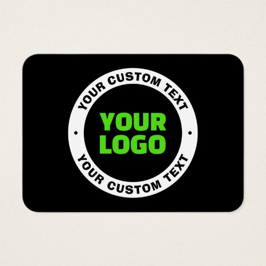 Hinzufügen eines eigenen Firmenlogos oder Hochlade (Vorderseite)