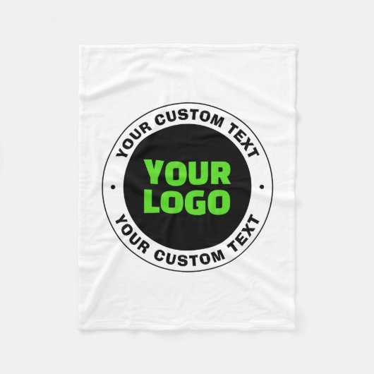 Hinzufügen eines eigenen Firmenlogos oder Hochlade Fleecedecke (Vorderseite)