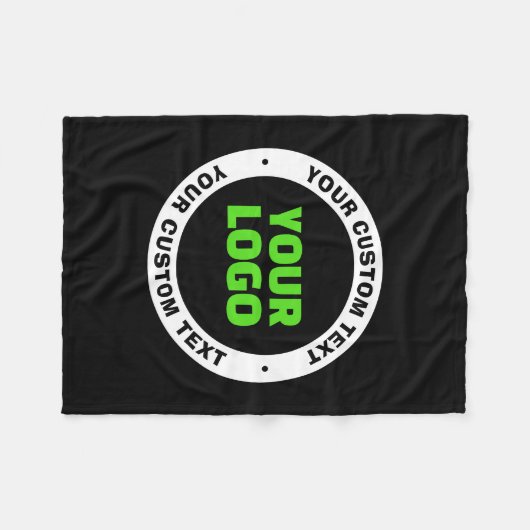 Hinzufügen eines eigenen Firmenlogos oder Hochlade Fleecedecke (Vorderseite (Horizontal))