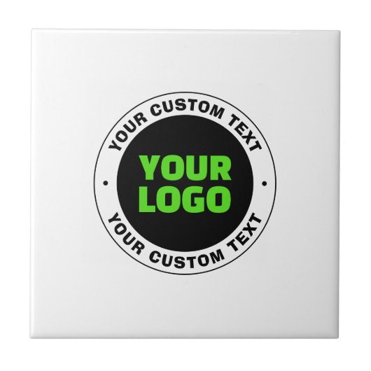 Hinzufügen eines eigenen Firmenlogos oder Hochlade Fliese (Vorderseite)