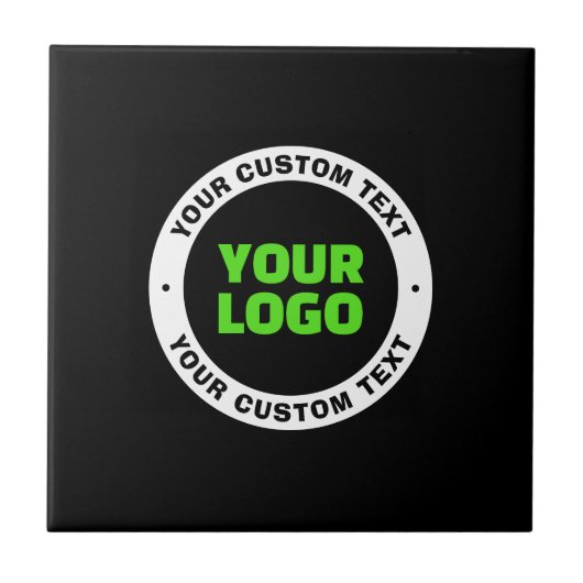 Hinzufügen eines eigenen Firmenlogos oder Hochlade Fliese (Vorderseite)