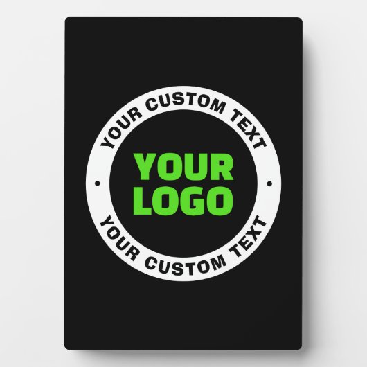 Hinzufügen eines eigenen Firmenlogos oder Hochlade Fotoplatte (Vorderseite)