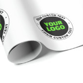 Hinzufügen eines eigenen Firmenlogos oder Hochlade Geschenkpapier (Rolleneckpunkt)