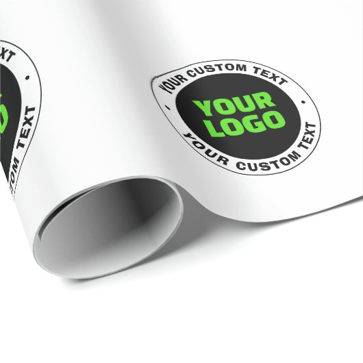 Hinzufügen eines eigenen Firmenlogos oder Hochlade Geschenkpapier (Rolleneckpunkt)