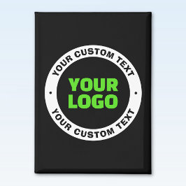 Hinzufügen eines eigenen Firmenlogos oder Hochlade Magnet