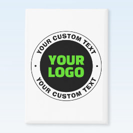 Hinzufügen eines eigenen Firmenlogos oder Hochlade Magnet