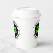 Hinzufügen eines eigenen Firmenlogos oder Hochlade Pappbecher (Links)