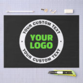 Hinzufügen eines eigenen Firmenlogos oder Hochlade Seidenpapier (Handwerk)