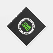 Hinzufügen eines eigenen Firmenlogos oder Hochlade Serviette (Ecke)