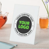 Hinzufügen eines eigenen Firmenlogos oder Hochlade Sockelschild (In Situ)