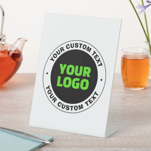 Hinzufügen eines eigenen Firmenlogos oder Hochlade Sockelschild (In Situ)