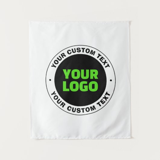 Hinzufügen eines eigenen Firmenlogos oder Hochlade Wandteppich (Vorderseite)