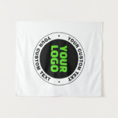 Hinzufügen eines eigenen Firmenlogos oder Hochlade Wandteppich (Vorderseite (Horizontal))