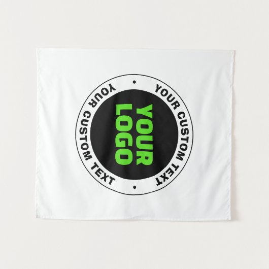 Hinzufügen eines eigenen Firmenlogos oder Hochlade Wandteppich (Vorderseite (Horizontal))