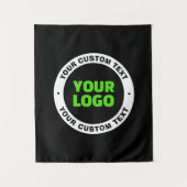 Hinzufügen eines eigenen Firmenlogos oder Hochlade Wandteppich (Vorderseite)