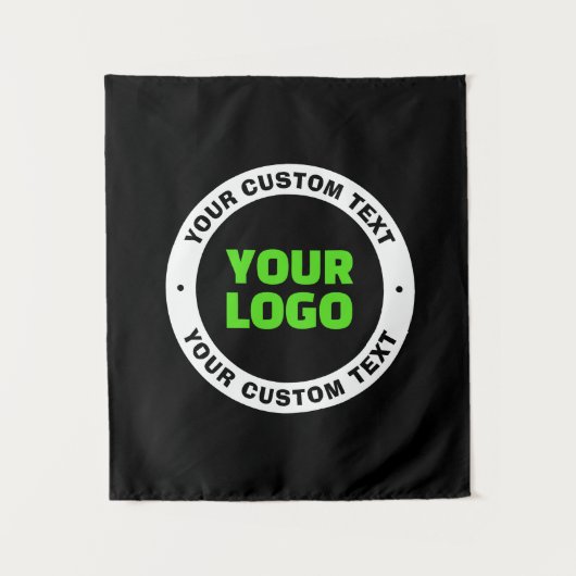 Hinzufügen eines eigenen Firmenlogos oder Hochlade Wandteppich (Vorderseite)