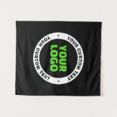 Hinzufügen eines eigenen Firmenlogos oder Hochlade Wandteppich (Vorderseite (Horizontal))