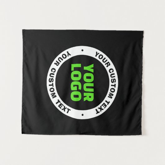 Hinzufügen eines eigenen Firmenlogos oder Hochlade Wandteppich (Vorderseite (Horizontal))