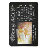 Hinzufügen eines eigenen Foto-Chalkboards Speicher Magnet (Vertikal)