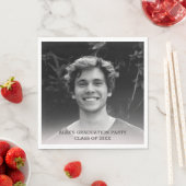 Hinzufügen eines eigenen Foto Graduation Party-Pap Serviette (Beispiel)