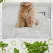 Hinzufügen eines eigenen Foto-Image-Logo-Bildabbil Geschirrtuch (Gefaltet)