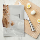 Hinzufügen eines eigenen Foto-Image-Logo-Bildabbil Geschirrtuch (Viertel Falte)