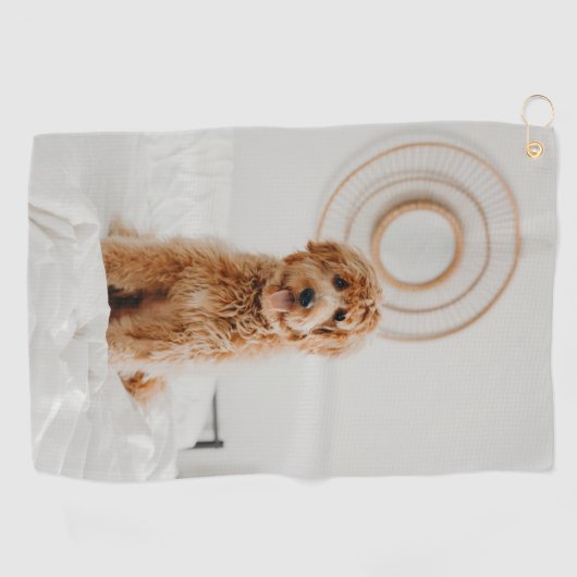 Hinzufügen eines eigenen Foto-Image-Logo-Bildabbil Golfhandtuch (Horizontal)